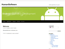 Tablet Screenshot of humansoftware.org